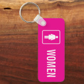 Porte-clés Toilettes Femmes (Recto)