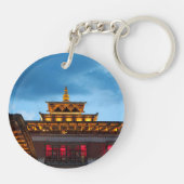 Porte-clés Toit Dzong bouddhiste (Dos)
