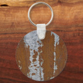 Porte-clés Toit En Tin Routé (Recto)