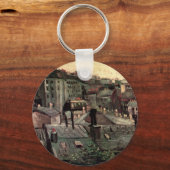 Porte-clés Toits et arrières de maisons de Vincent van Gogh (Recto)