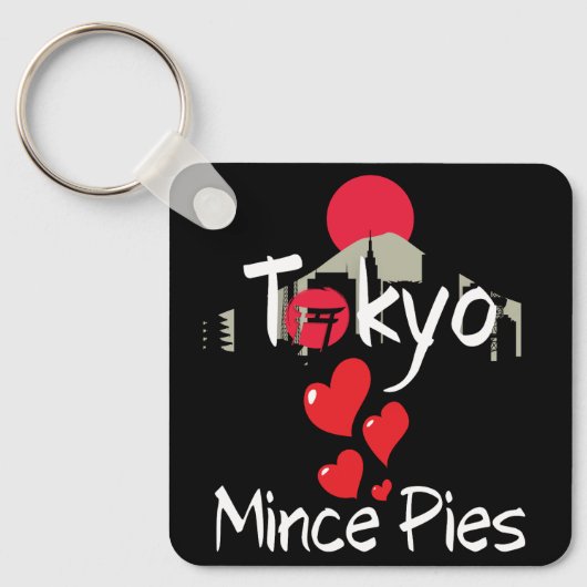 Porte-clés Tokyo aime Mince Pies Ville (Recto)