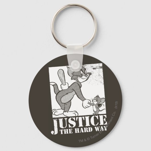 Porte-clés Tom And Jerry Justice the Hard Way (Recto)
