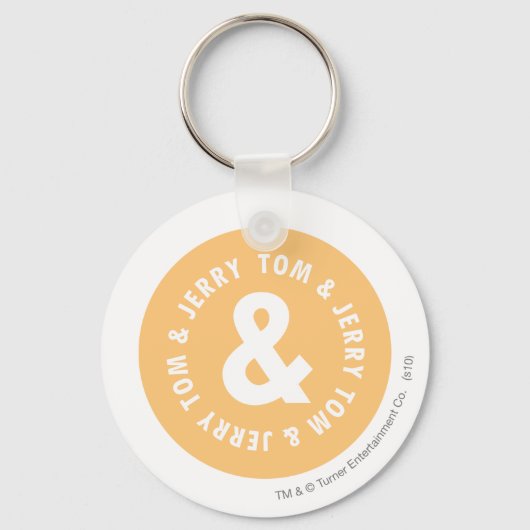 Porte-clés Tom and Jerry Round Logo 5 (Recto)