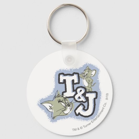Porte-clés Tom and Jerry T&J Logo (Recto)
