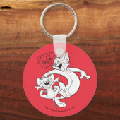 Porte-clés Tom Et Jerry | Tom Et Jerry Rient (Recto)