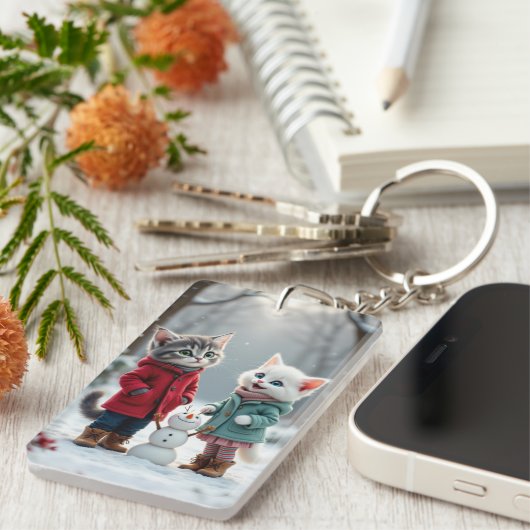 Porte-clés Tom & Luna Custom Keychain (Devant droit)