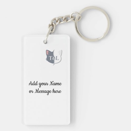 Porte-clés Tom & Luna Custom Keychain (Dos)