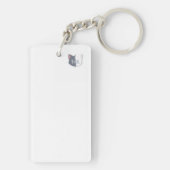 Porte-clés Tom & Luna Personalized Keychain, Custom Name Cat (Dos)