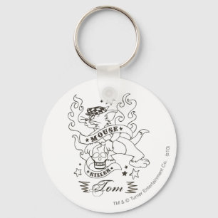 Porte-clés Tom Souris Tueur Tatouage 1