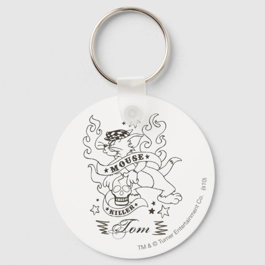 Porte-clés Tom Souris Tueur Tatouage 1 (Recto)