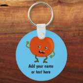 Porte-clés Tomate enroulée - thème tomates pourries - votre t (Recto)