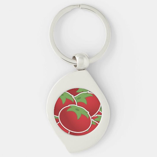 Porte-clés Tomate funky (Devant)