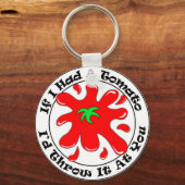 Porte-clés tomate rond (Recto)