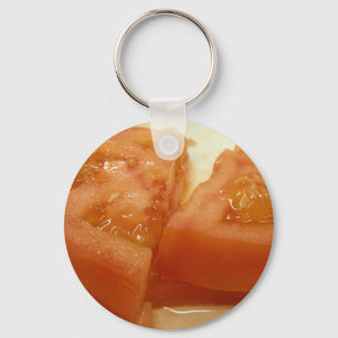 Porte-clés tomate tranchée