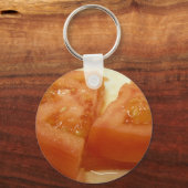 Porte-clés tomate tranchée (Recto)