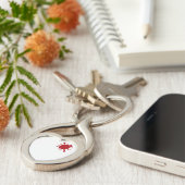 Porte-clés Tomato-Red Heart Keychain Gift – Customizable (Côté )