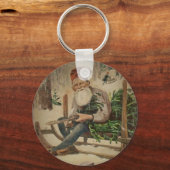 Porte-clés Tomte ajuste l'arbre (Recto)