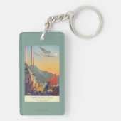 Porte-clés Tondeuse Casserole-Américaine volant au-dessus de (Dos)