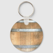 Porte-clés tonneau de whisky rustique pour garçon (Verso)