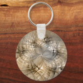 Porte-clés Tons Terre Abstrait Art fractal moderne Texture (Recto)