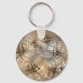 Porte-clés Tons Terre Abstrait Art fractal moderne Texture (Verso)