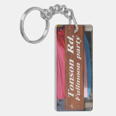 Porte-clés Tonson Rd. Fête de la lune, Koh Phangan, Thaïlande (Devant gauche)