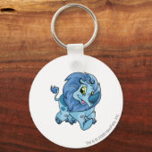 Porte-clés Tonu bleu (Recto)