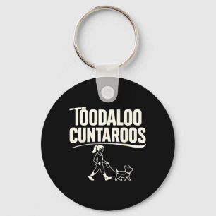 Porte-clés Toodaloo Cuntaroos Mème Drôle Rétro Chien Scooter