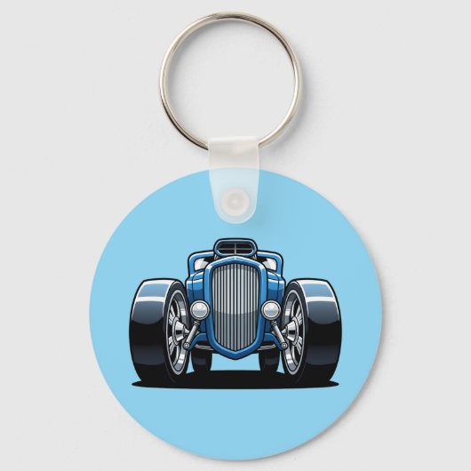 Porte-clés Toon Hotrod Art (Recto)