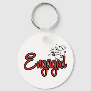 Porte-clés ToonDoveEngagedRed