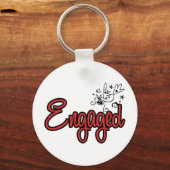 Porte-clés ToonDoveRougeEngagé (Recto)