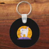 Porte-clés Tooth Dental Hygiène Dentiste Dentist Halloween Co (Recto)