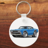 Porte-clés Top bleu noir Chevelle 1967 (Recto)