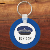 Porte-clés Top Cop. Policier ou gendarme. Bague clé (Verso)