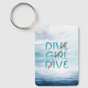 Porte-clés TOP Dive Girl Porte - clé de plongée