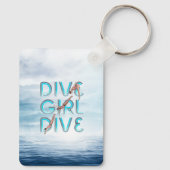 Porte-clés TOP Dive Girl Porte - clé de plongée (Verso)