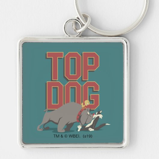 Porte-clés "Top Dog" Spike Garder TWEETY™ De SYLVESTER™ (Devant)