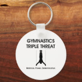 Porte-clés TOP Gymnastique triple menace (hommes) (Recto)
