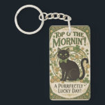 Porte-clés Top O' The Morning St. Patrick's Day Key Chain<br><div class="desc">Carry your keys in luck with this gorgeous key chain featuring a traditional Irish greeting! This is an AI image generated by me. Find more products with this image as well as other Irish inspired artworks in my St. Patrick's Day collection here in BoogieSpirit: https://www.zazzle.com/collections/st_patricks_boogie_lucky_day-119435747997850747</div>