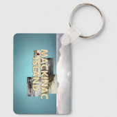 Porte-clés TOP Porte - clé de l'île Mackinac (Verso)