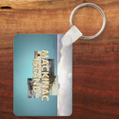 Porte-clés TOP Porte - clé de l'île Mackinac (Verso)