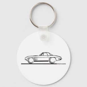 Porte-clés Top rigide Corvette Stingray 1963