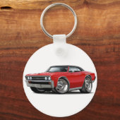 Porte-clés Top rouge noir Chevelle 1967 (Recto)