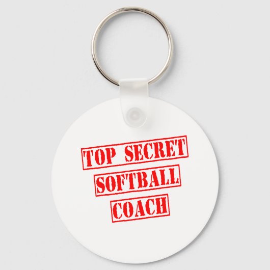Porte-clés Top Secret Softball Coach (Recto)