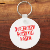 Porte-clés Top Secret Softball Coach (Recto)