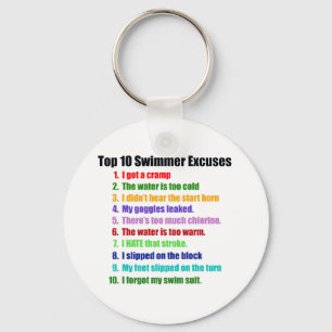 Porte-clés Top Ten Swimmers Excusent
