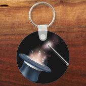 Porte-clés Tophat magique et baguette magique (Recto)