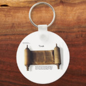 Porte-clés Torah "Si ce n'est pour moi-même" Citations de sag (Recto)