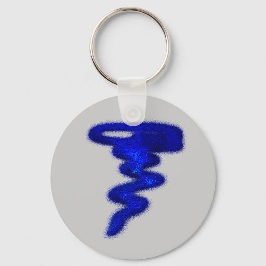 Porte-clés Tornade bleue (Recto)