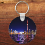 Porte-clés Toronto, Canada Night Skyline (Recto)